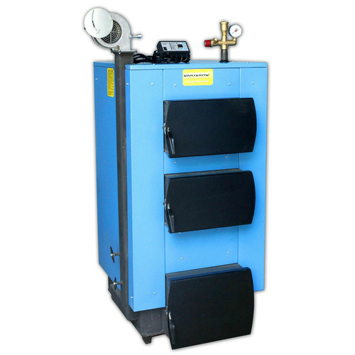 Отопительные твердотопливные котлы компании УкрТермо с вентилятором и автоматикой | 